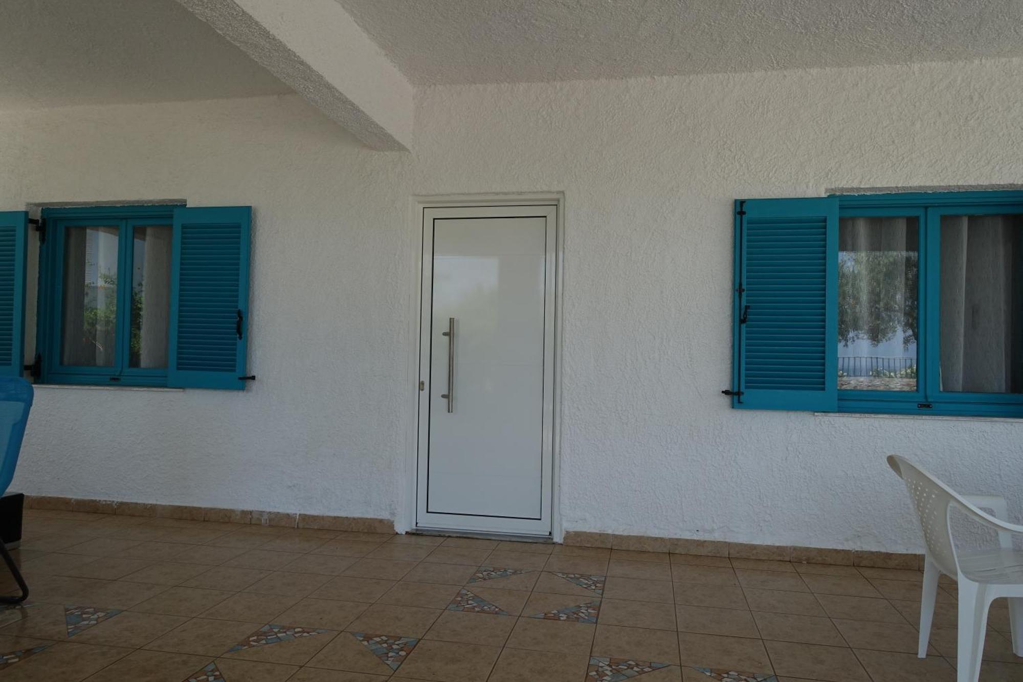 Studio In Villa In Kalloni Direkt Am Meer Exteriör bild