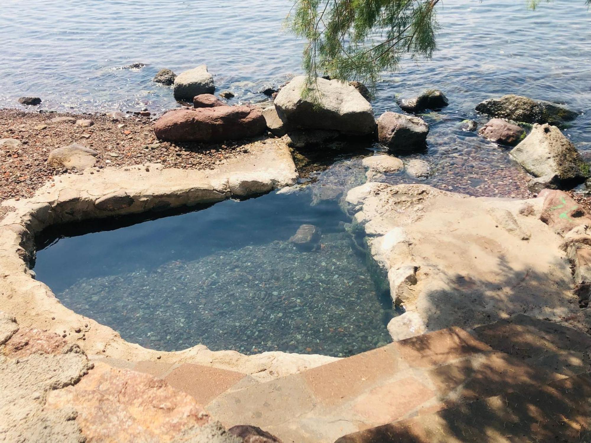 Studio In Villa In Kalloni Direkt Am Meer Exteriör bild