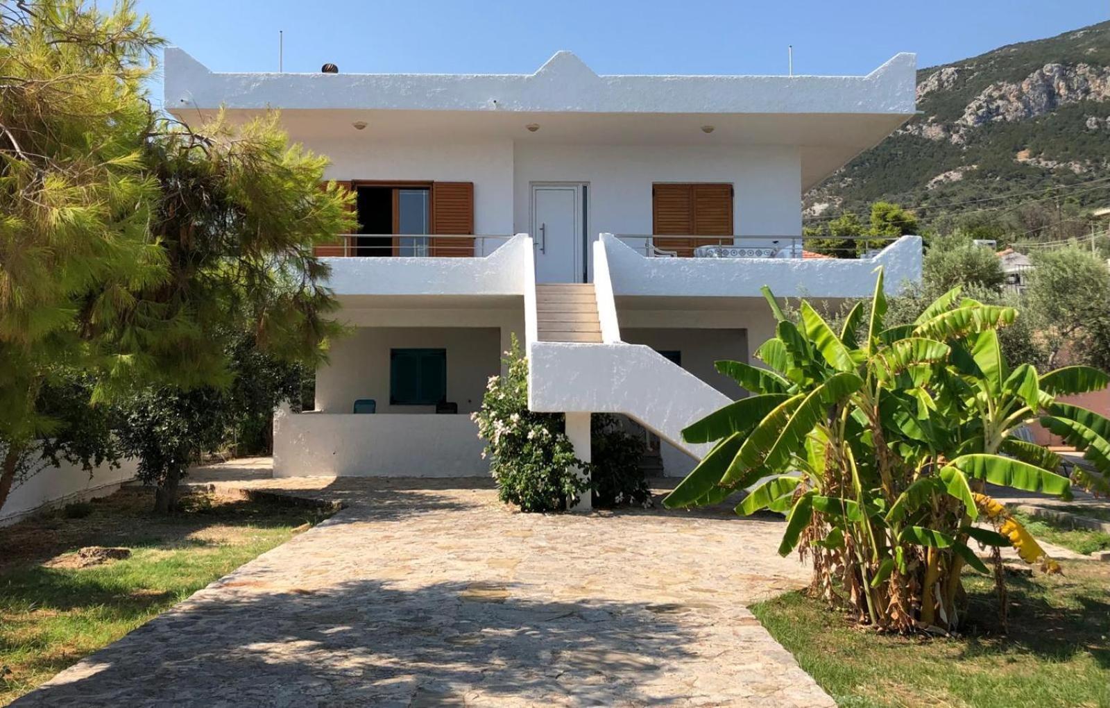 Studio In Villa In Kalloni Direkt Am Meer Exteriör bild